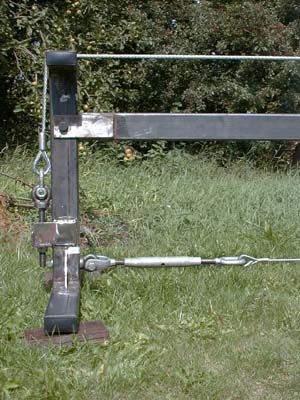 Upright detail - side on
